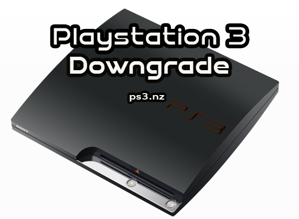 PS3 Downgrade Infos